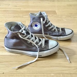 Gray Converse Hightops